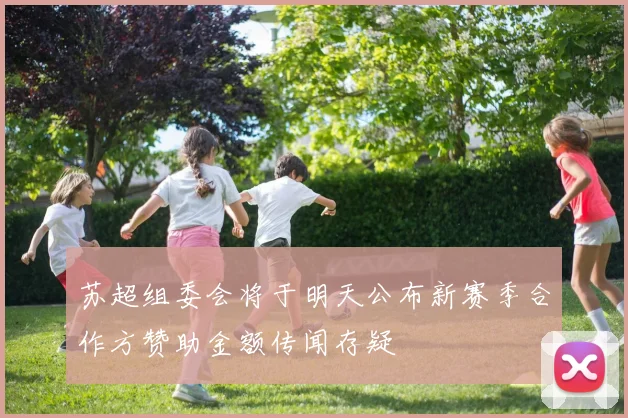 苏超组委会将于明天公布新赛季合作方赞助金额传闻存疑